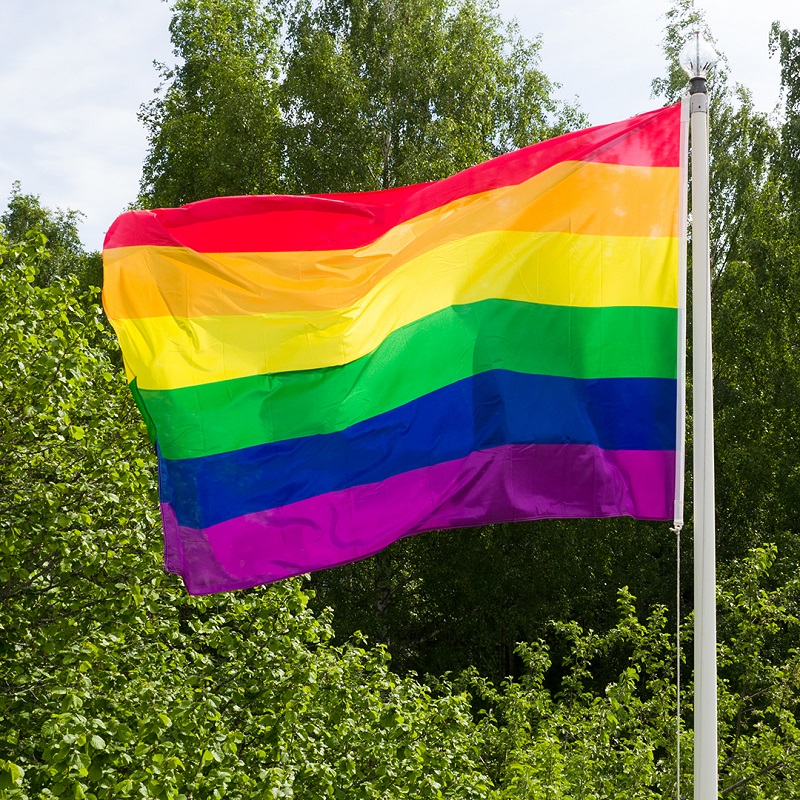 Kuvassa on Pride-lippu